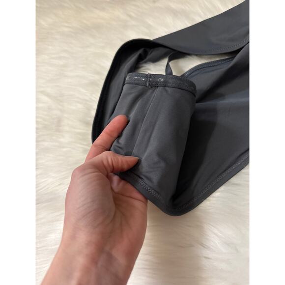 Skims Gray Recycled Swim Bandeau Top XL - Picture 5 of 8